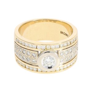 Diamantring Gold 585 Second Hand, getragen
