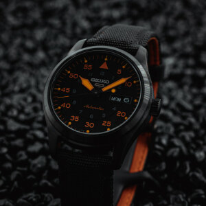 Seiko 5 Sports Automatik Herren Uhr SRPH33K1 Nylon Band