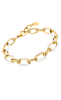 Lotus Style Damen Armband Edelstahl Gold plattiert Weiß LS2330/2/5