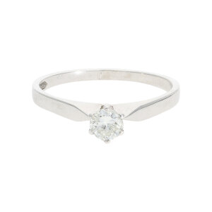 Diamant Ring Solitär 0,30 ct. Weißgold 585,...