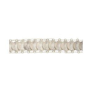 Münzen Armband Silber Wilhelmina Königin der...