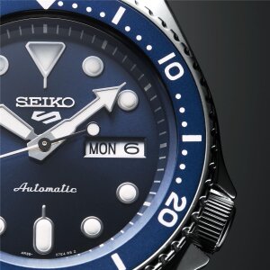 Seiko SRPD51K1 5 Sports Herren Uhr Automatik Blau