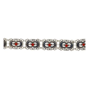 Korallen Armband echt Silber 835/000, Second Hand,...