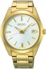 Seiko Uhr SUR314P1 Edelstahl gold plattiert