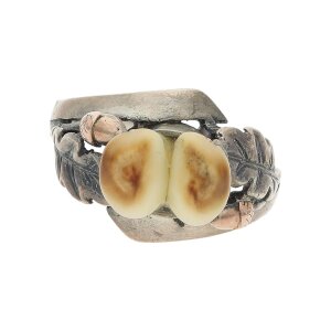 Grandel Ring 835 Silber/ 333 Rotgold Second Hand 25323906...