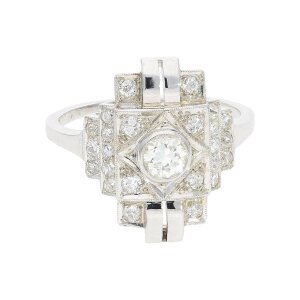 Diamantring Weißgold 585 25324077 Second Hand,...