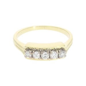 Diamantring Gold 585 Second Hand wie neu 25324097 getragen