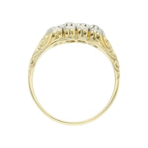 Ring Gold 585 Diamant Second Hand wie neu 25324100 getragen