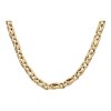 Goldkette 585 Halbmassiv Second Hand 25324112 getragen
