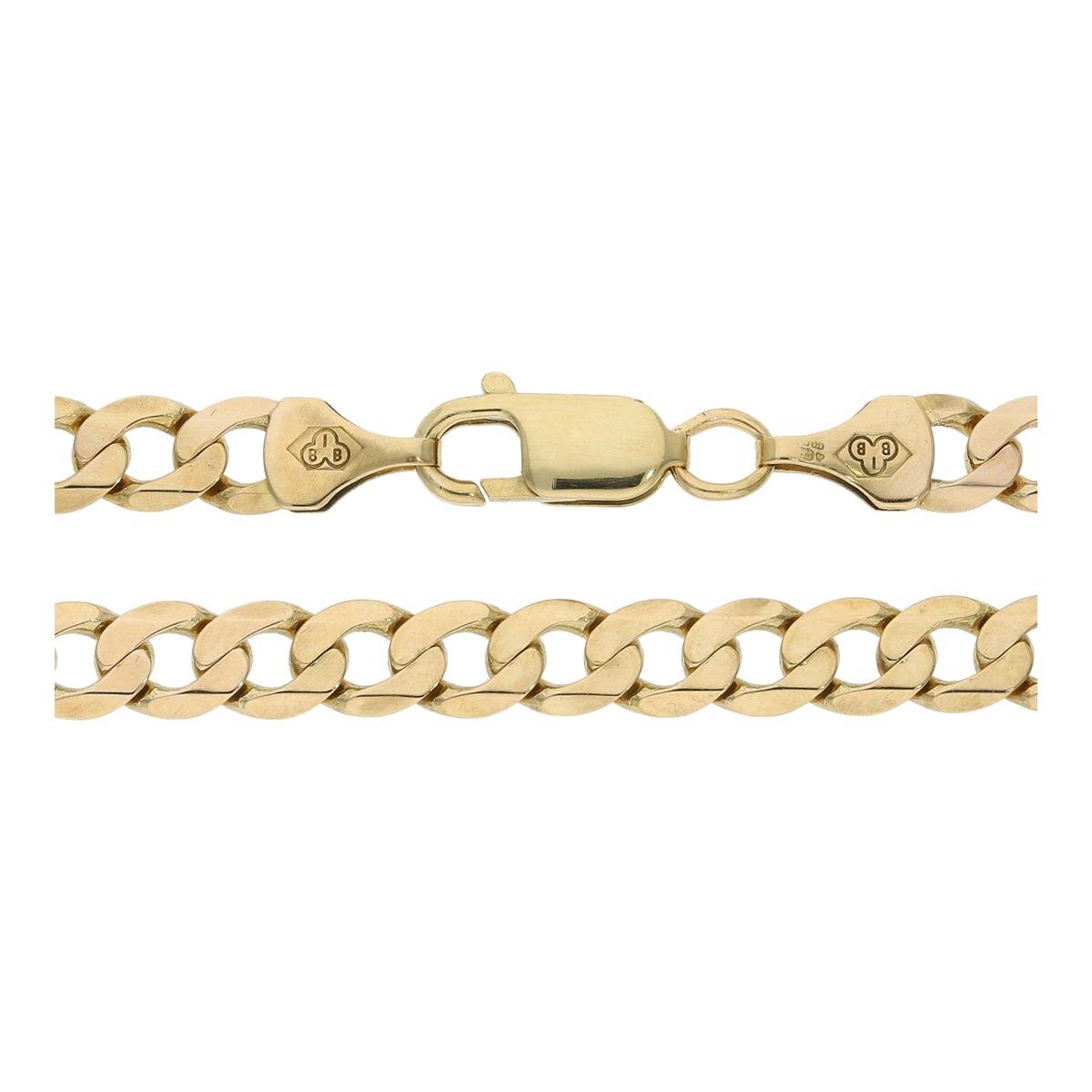 Weißgold 585 Panzerkette 1,4mm Stark – Juwelierq Produktbild-Vorschau 3