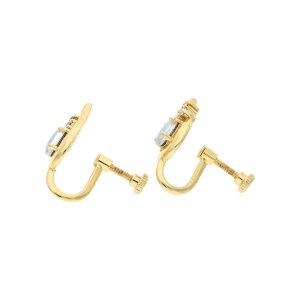 Second Hand Ohrclips zum Schrauben Silber Gold plattiert...