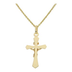 JuwelmaLux Kreuz Anhänger Gold 333 für Jungen...