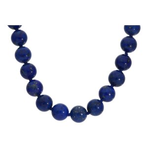 JuwelmaLux echte Lapislazuli Kette 72,5 cm mit 925...
