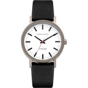 Danish Design Unisexuhr IQ14Q199 Rhine White Black Medium...