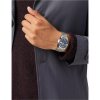 Seiko SNXS77K1 5 Sports Uhr Damen, Automatik, Edelstahl, Blau