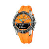Festina Connected D F23000/7 Uhr Herren, Silikon, Orange, Titan