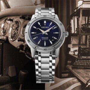 SRPL07J1 Seiko Presage Herren Uhr, Automatik, Blau, Edelstahl