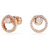 Swarovski Ohrstecker Constella 5692263 Rundschliff, Weiß, Roségold-Legierungsschicht