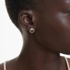 Swarovski Ohrstecker Constella 5692263 Rundschliff, Weiß, Roségold-Legierungsschicht