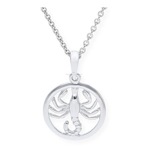 Sternzeichen Anhänger Skorpion Sterlingsilber 925...