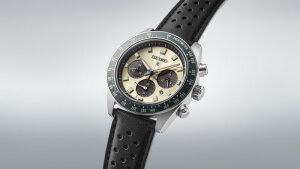 Seiko SSC943P1 Prospex Solar Uhr Herren, Chronograph, Leder