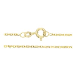 Kette Gold 585 Anker diamantiert JL48-05-0026 JuwelmaLux