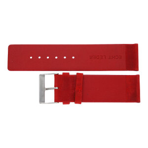Rolf Cremer Uhrenband Leder Rot/ Rot 24 mm Schließe...