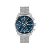 Boss 1514149 Uhr Herren, Chronograph, Quarz, Milanaiseband, Blau