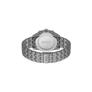 Boss Herrenuhr 1514153 Chronograph, Quarz, Edelstahl IP Grau