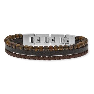 Save Brave Armband SBB-TYLER-BR Tigerauge