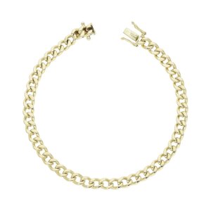 Second Hand Panzer Armband Gold 585 massiv, wie neu...