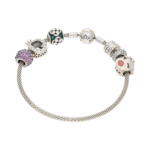 Pandora Moments Mesh Armband Silber 925 Second Hand...