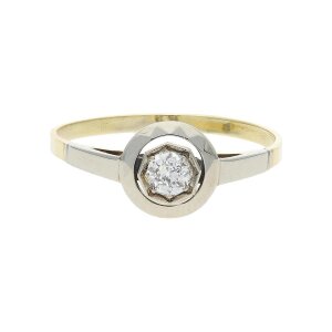 Diamant Ring wie neu Second Hand 585 Gold 25324526 getragen