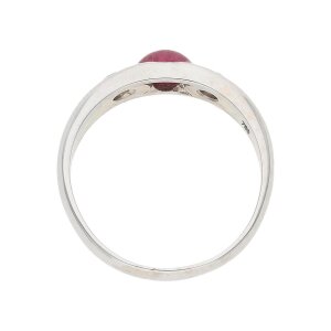 Rubin Ring Weißgold 750 Diamant Second Hand...