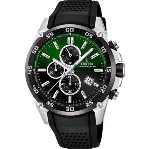 Festina Herrenuhr Chrono Bike F20330/B Silikon, schwarz