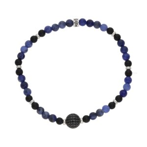 Mabina Steinarmband 533727 mit Zirkonia, Achat und Sodalith