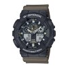 Casio G-Shock Uhr Herren GA-100TU-1A3ER Resin, Braun, Schwarz