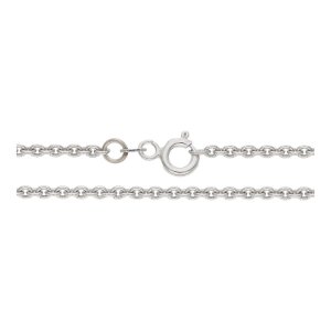 Kette für Anhänger Silber 925 Rundanker...