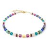 Coeur de Lion Halskette 3039/10-1561 GeoCUBE Precious Statement gold-multicolor
