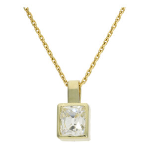 Diamant Anhänger Altschliff Gold 585, Second Hand,...