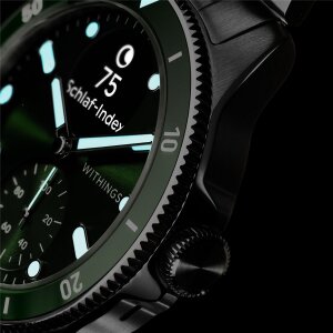 Withings ScanWatch Nova Grün Smartwatch Herren HWA10-MODEL-8-ALL-IN Edelstahl, Keramik (70874933)