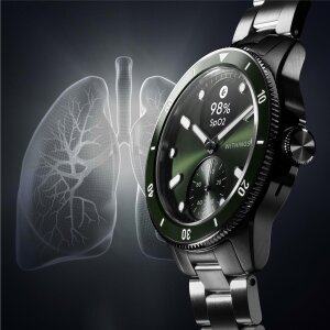 Withings ScanWatch Nova Grün Smartwatch Herren HWA10-MODEL-8-ALL-IN Edelstahl, Keramik (70874933)