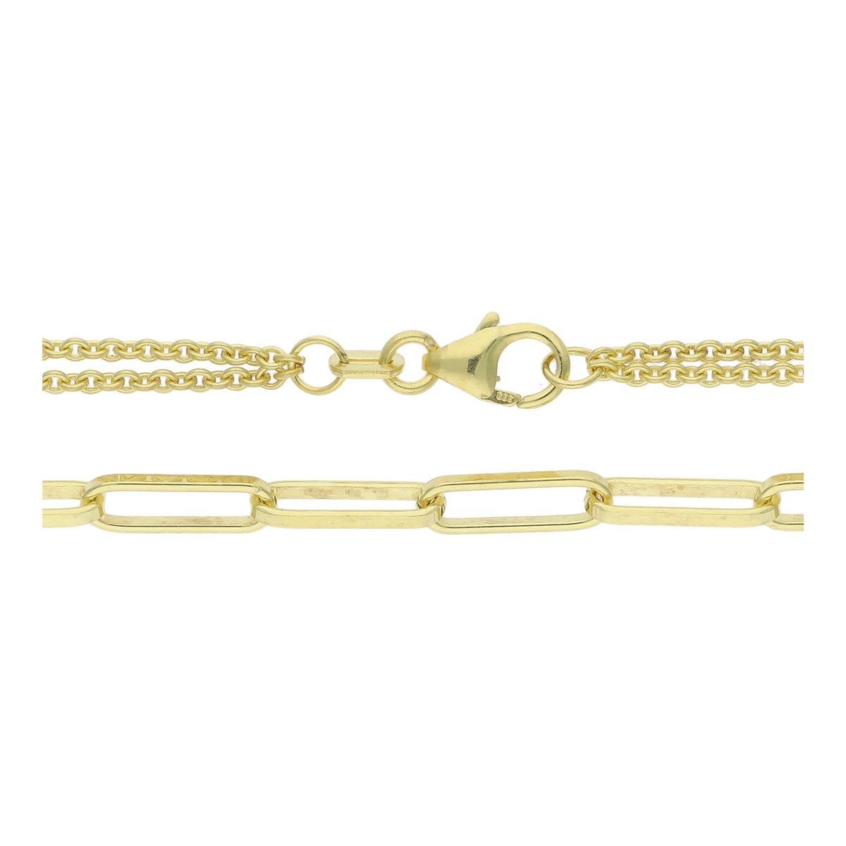 5 Fuß Diamant-Gliederkette Vergoldet – 3x7 Mm Glieder, Nickel- Und Bleifrei, Als Meterware