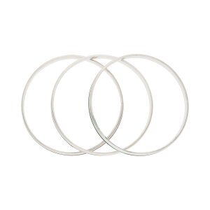 Silber Armreif-Set 3 Stk bunt emailliert, Second Hand...
