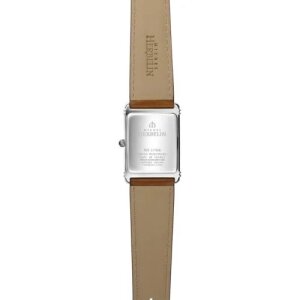 Michel Herbelin Art Déco Uhr Herren 17468AP22GD Edelstahl, Leder