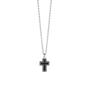 Mabina Herren Kreuz Halskette 925 Silber 553754