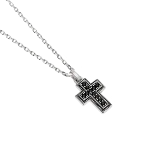 Mabina Herren Kreuz Halskette 925 Silber 553754