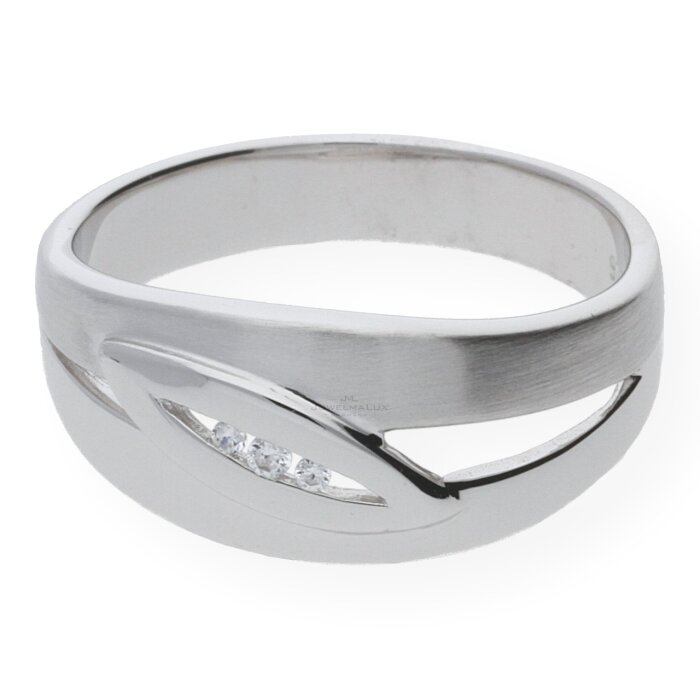 JuwelmaLux Ring in Silber 925/000 mit synthetischer Zirkonia JL20-07-0088