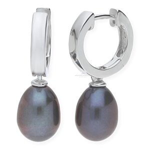 JuwelmaLux Perlen Ohrringe Silber mit Süsswasser...