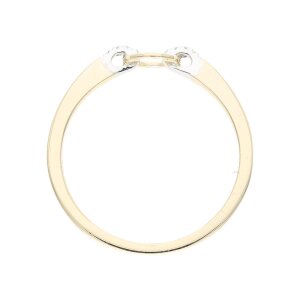 Ring Gelb- und Weißgold 333 mit Brillanten...